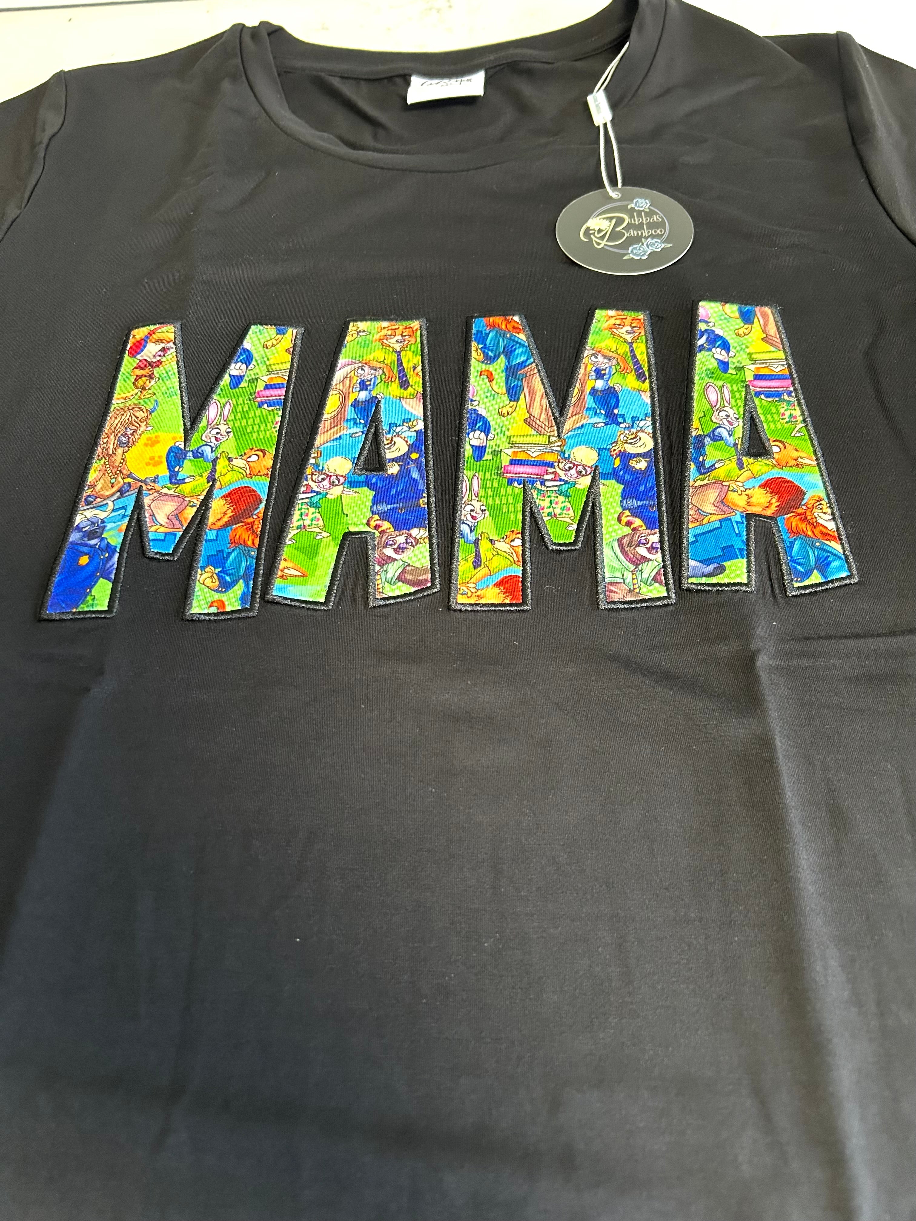 Gone Savage Womens French Terry MAMA Shirt
