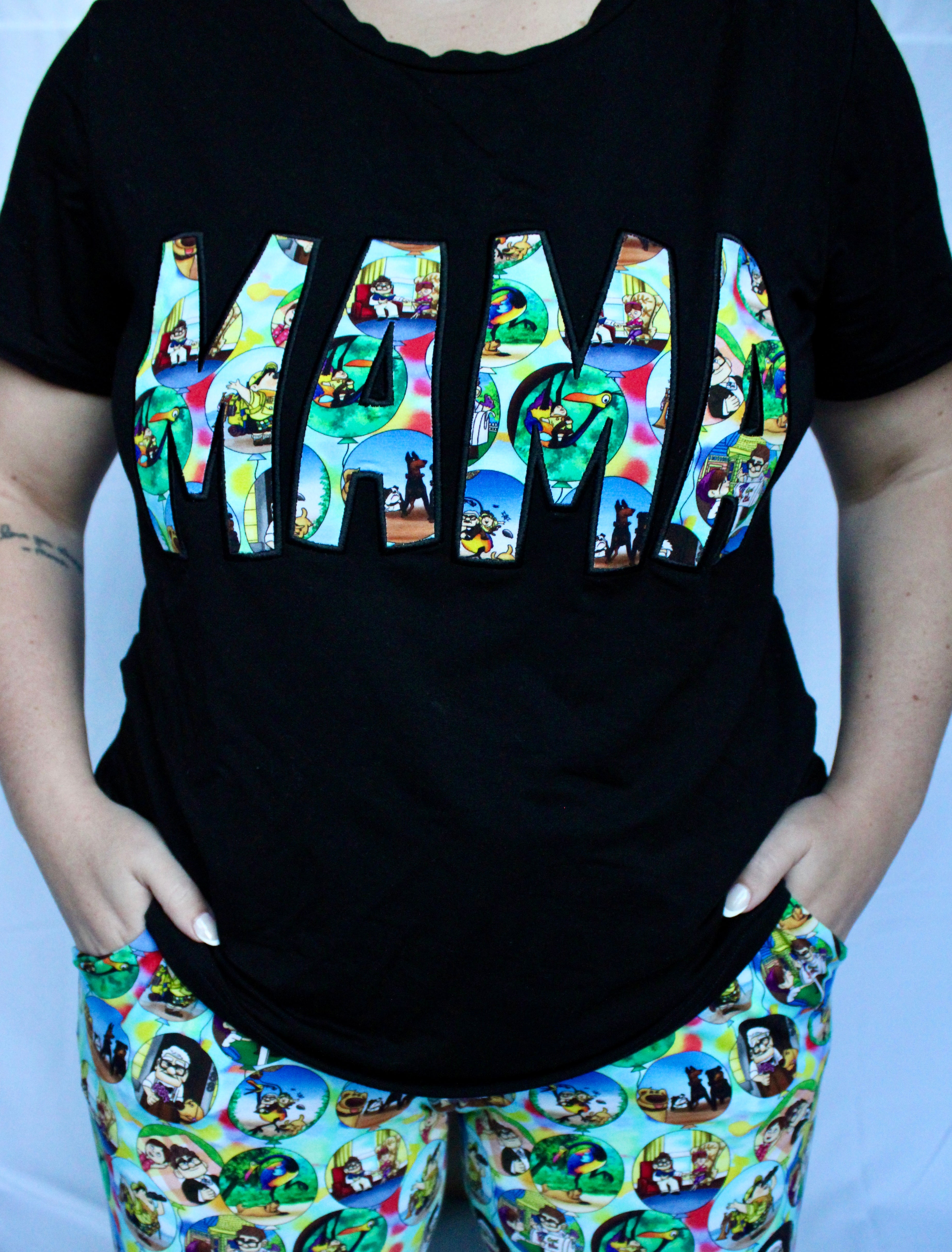 Balloon Ride French Terry MAMA Shirt