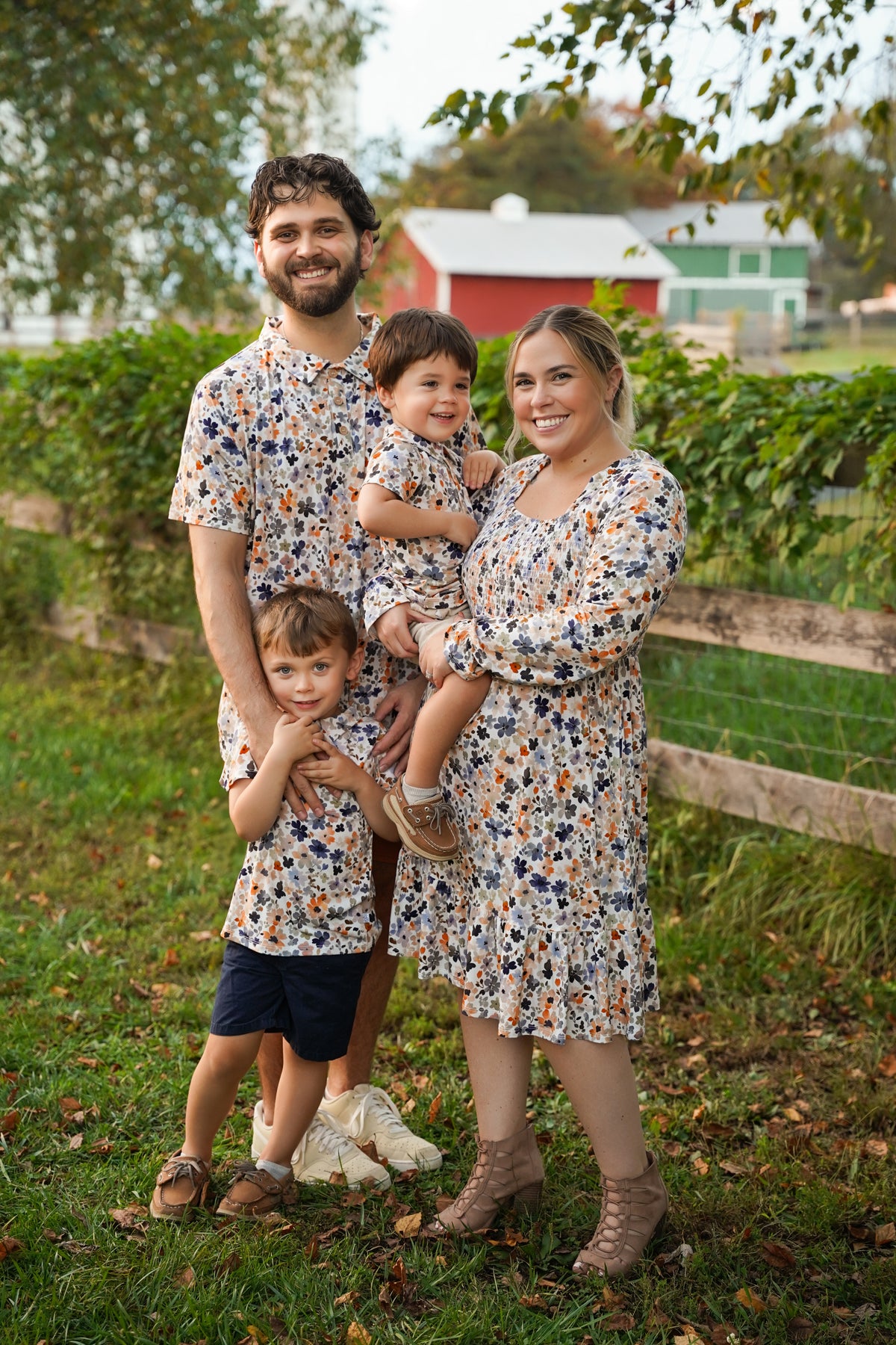 Fall Florals Men Polo