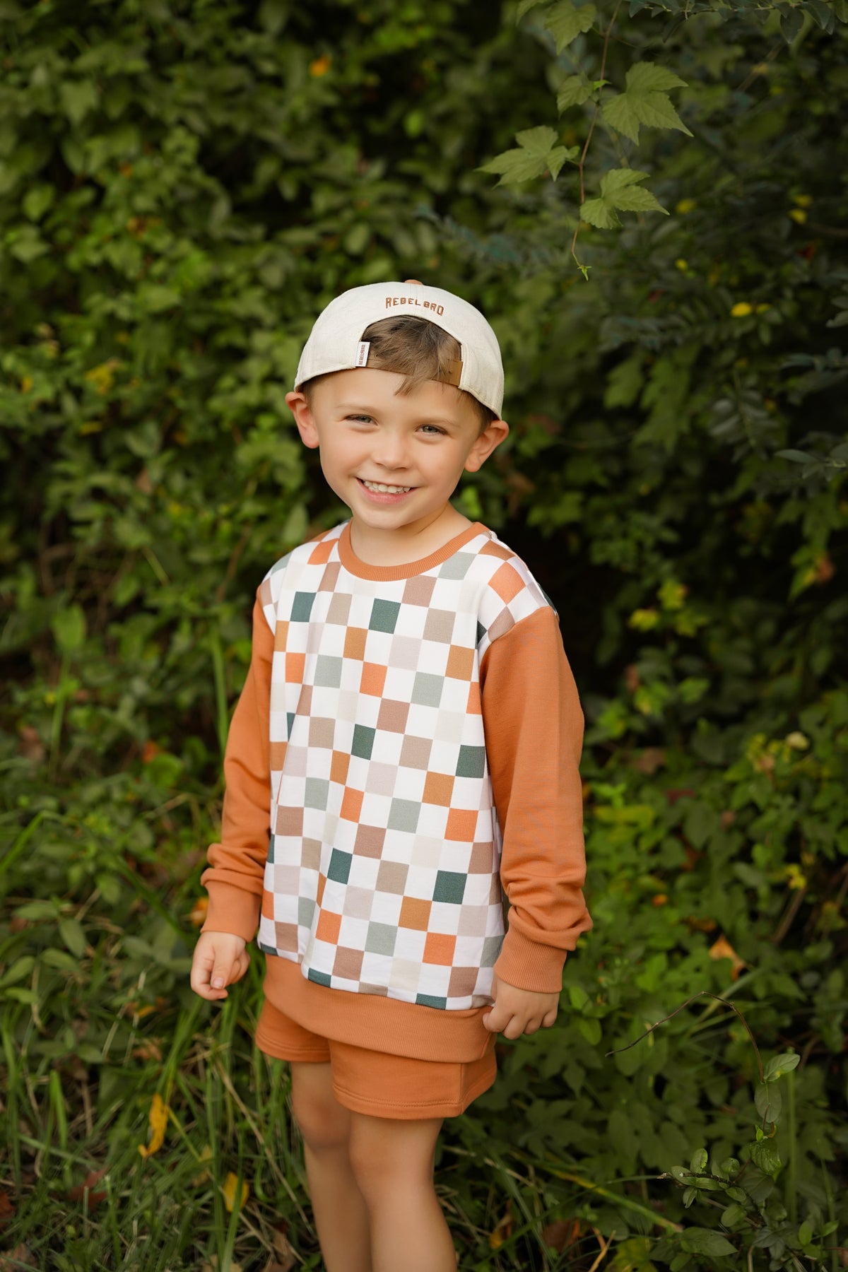 Fall Checks Crewneck
