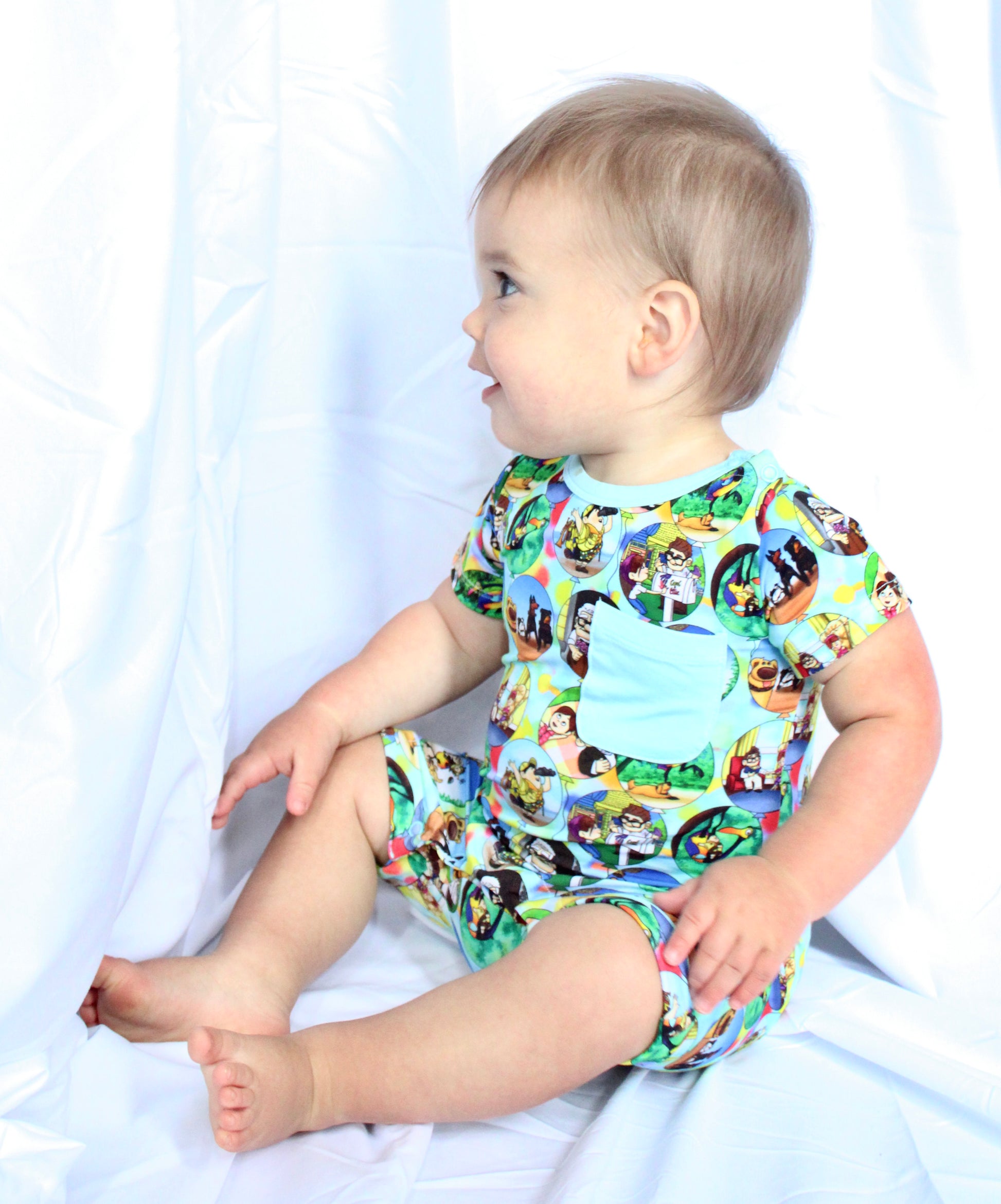 Balloon Ride Short Romper