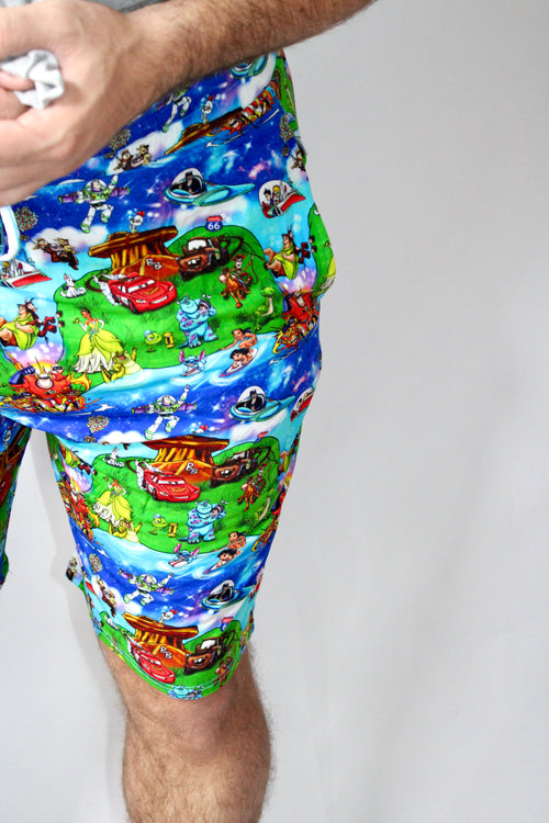 2000's Mashup Mens Shorts