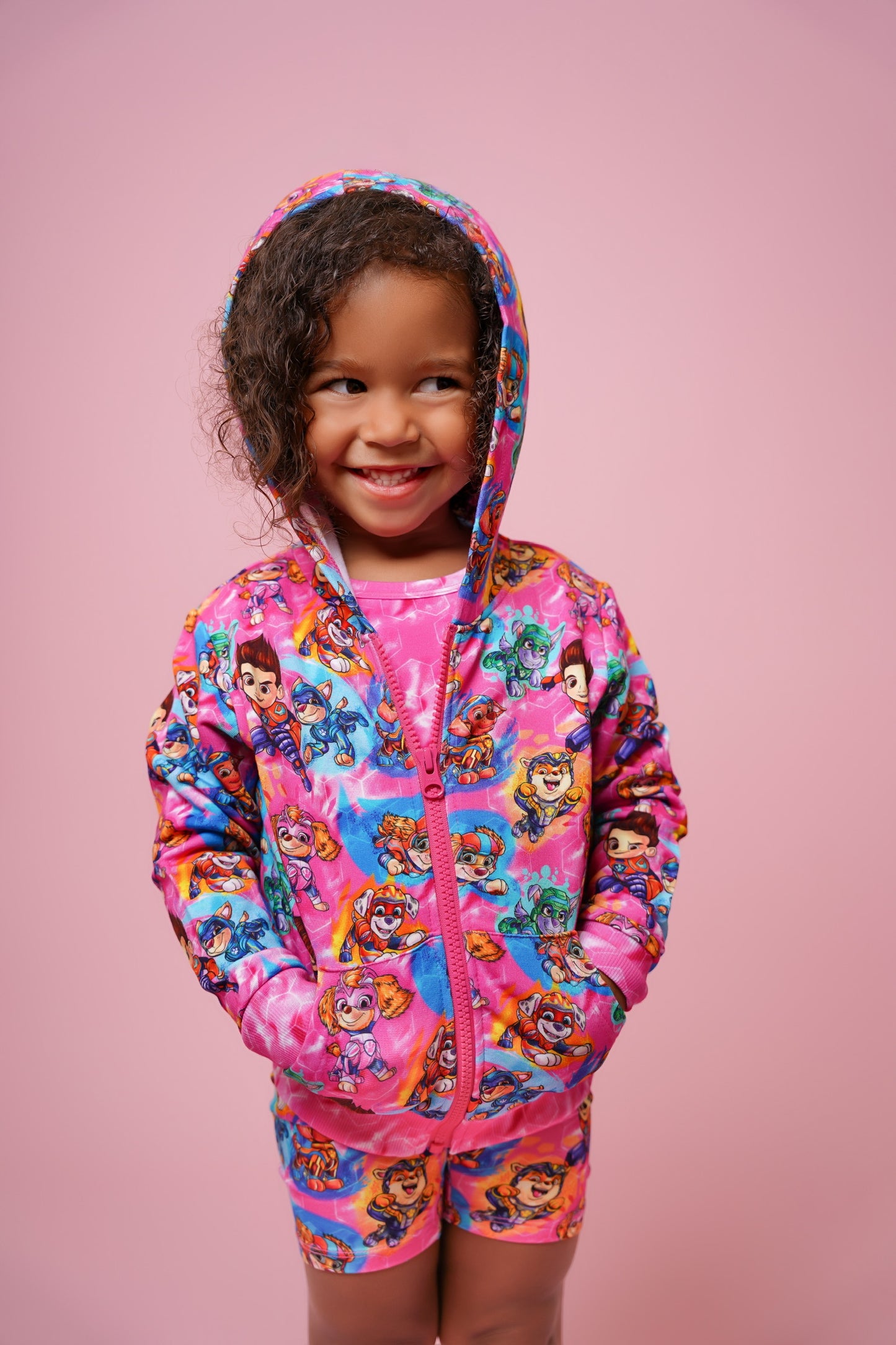 Ultimate Pups (Pink) Zip Up FT Hoodie