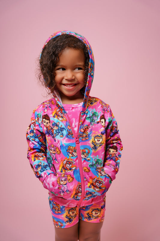 Ultimate Pups (Pink) Zip Up FT Hoodie