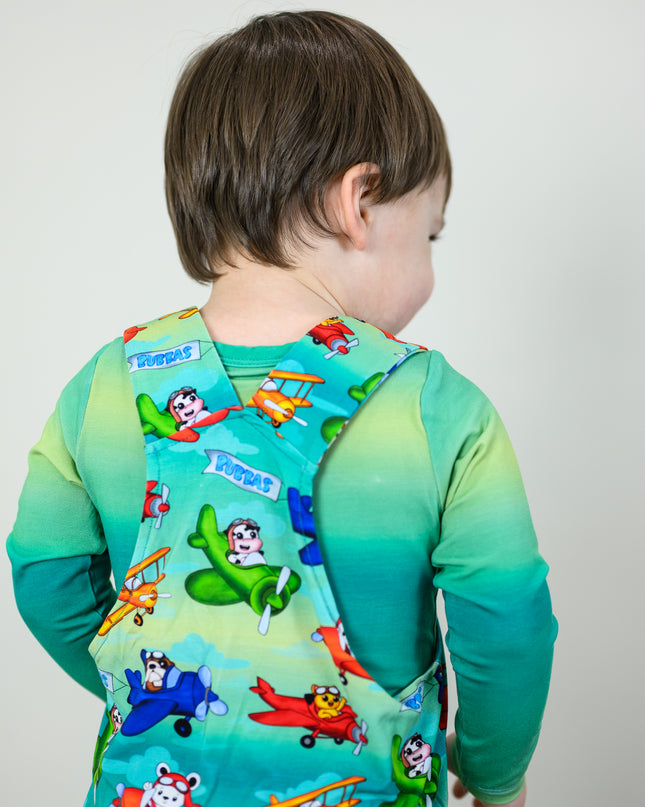 Propeller Pals Overalls & Long Sleeve Onesie