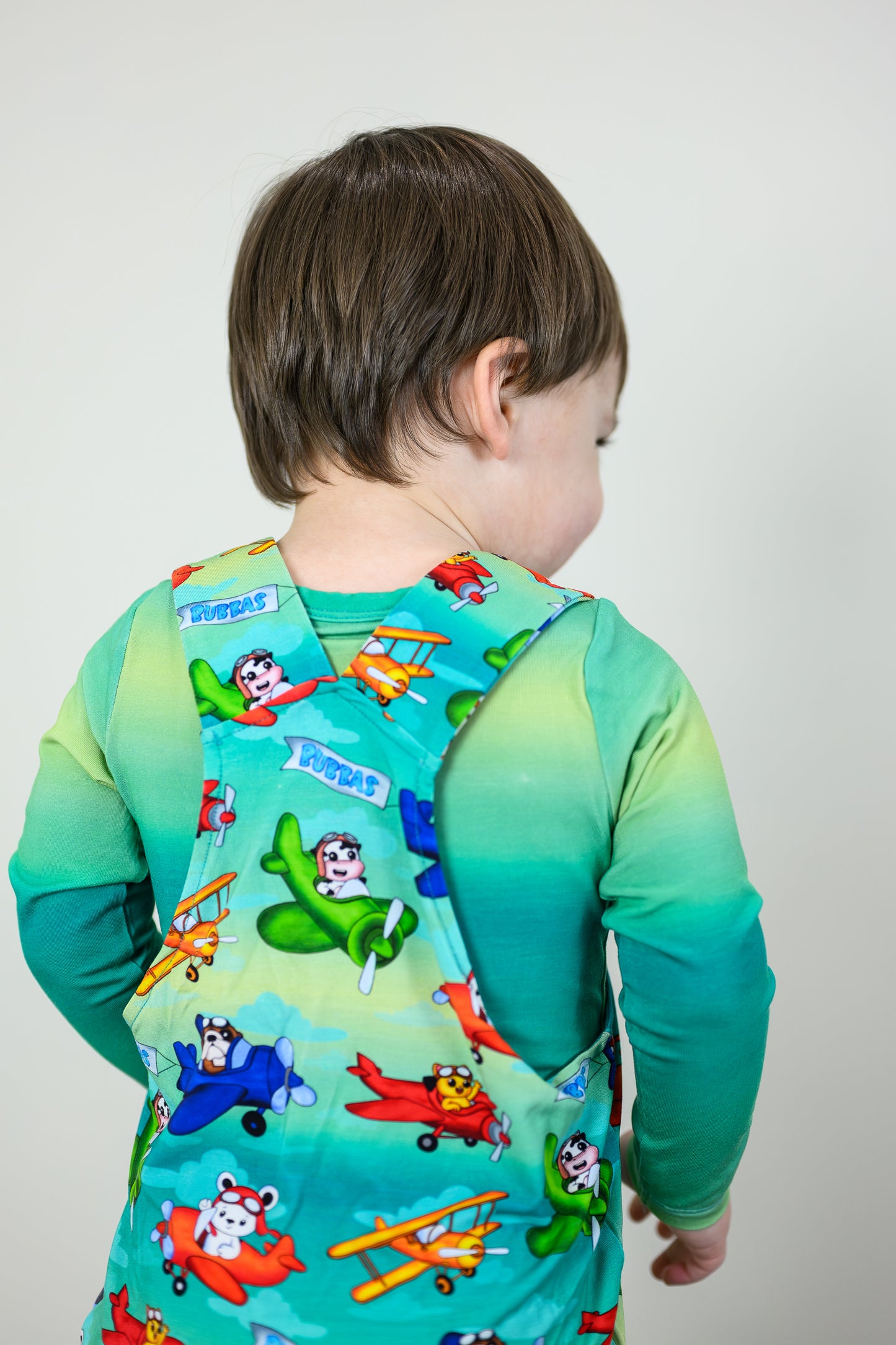 Propeller Pals Overalls & Long Sleeve Onesie