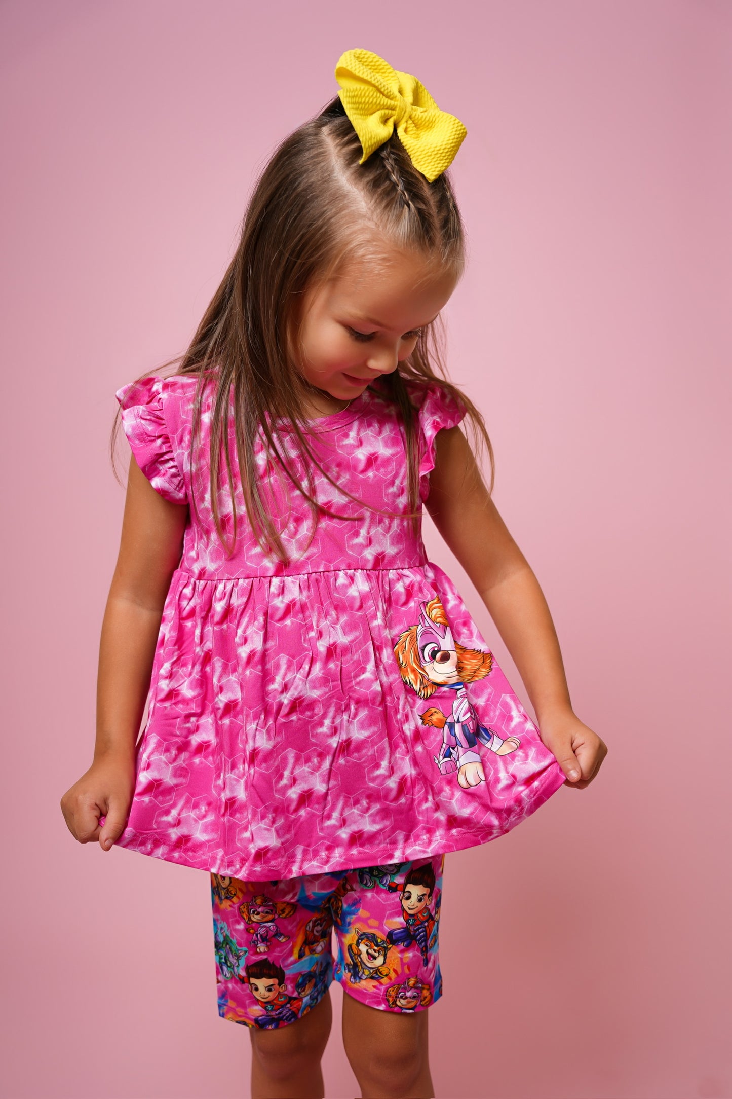 Ultimate Pups (Pink) S Peplum