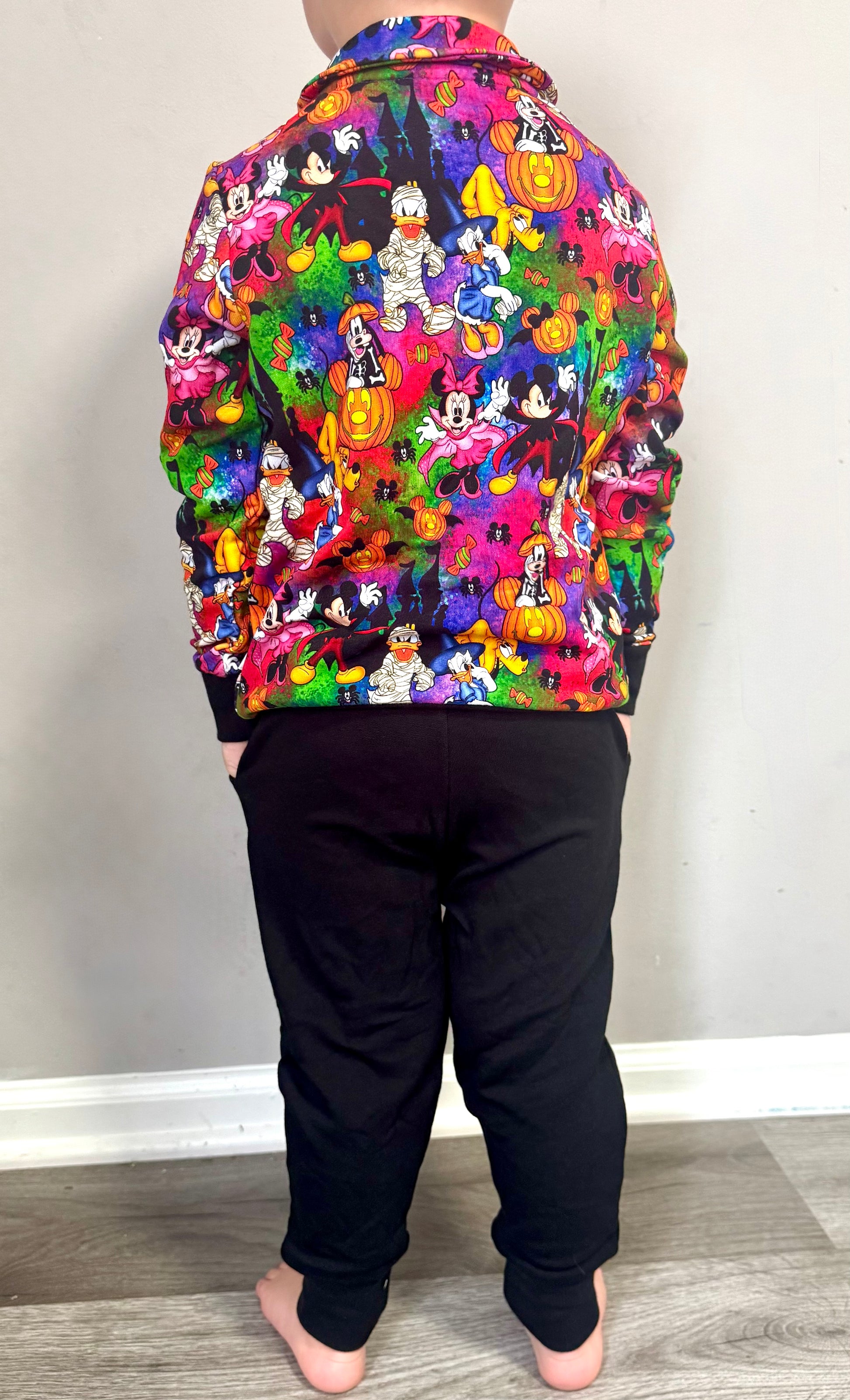Fab Five Spooky Vibe Quarter Zip Jogger Set