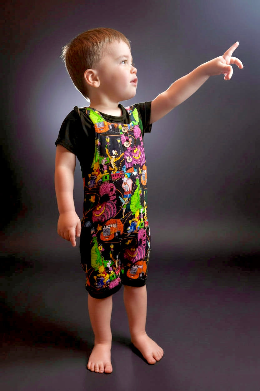 Glow Parade Overalls & Onesie