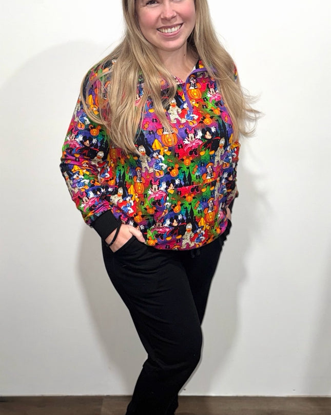 Fab Five Spooky Vibe Adult Quarter Zip