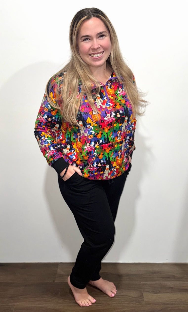 Fab Five Spooky Vibe Adult Quarter Zip