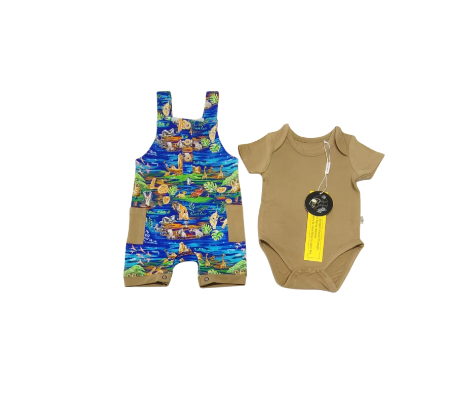 What a Wonderful Phrase Short Overalls & Onesie