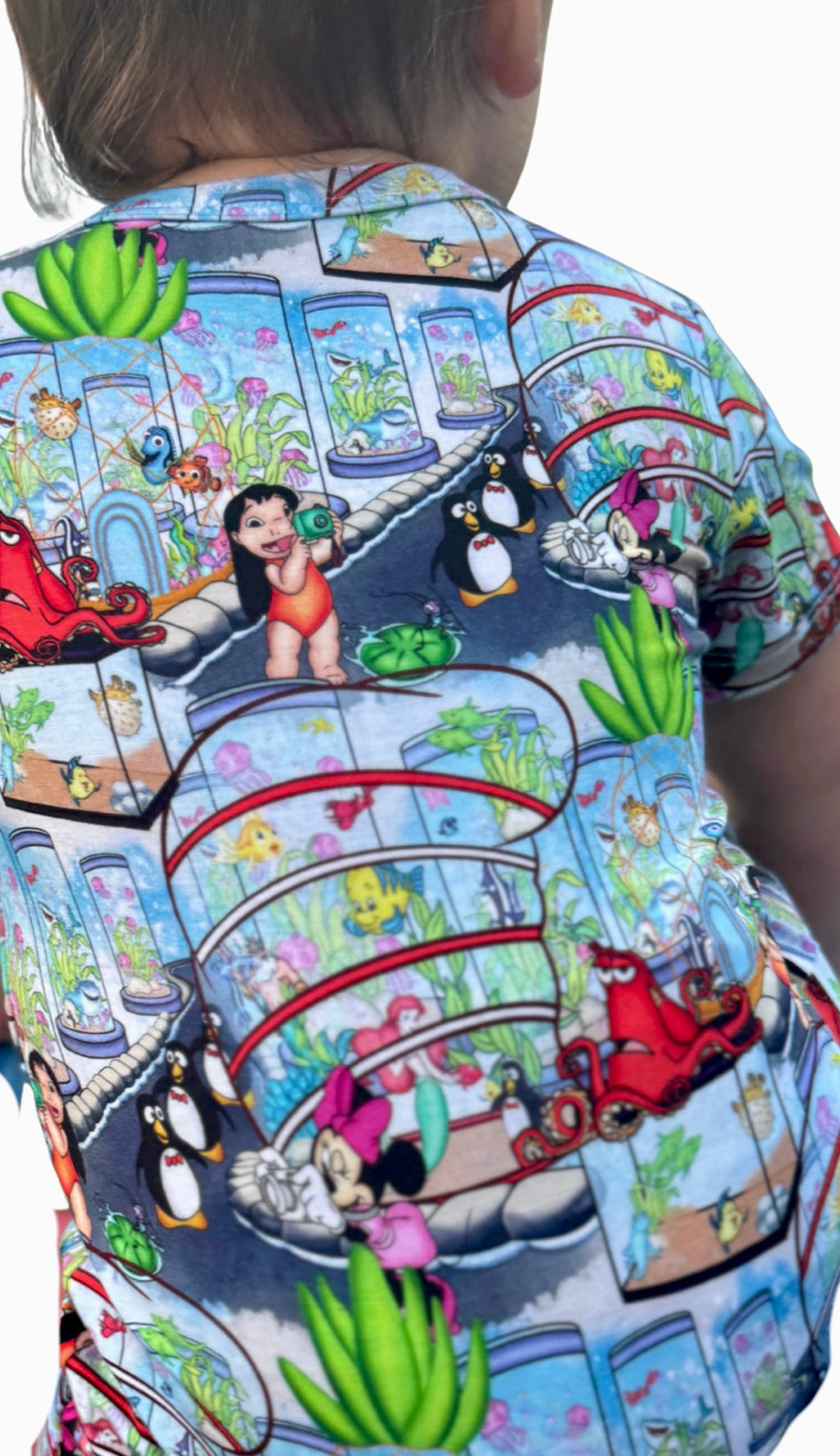 Fishtank Friends Short Romper