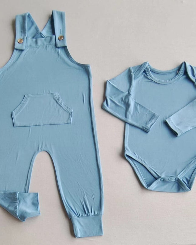 Skye Overalls w Long Sleeve Onesie