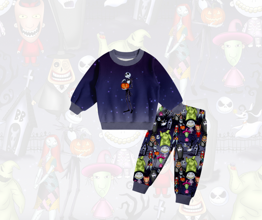 Nightmare Christmas Crewneck & Joggers Set