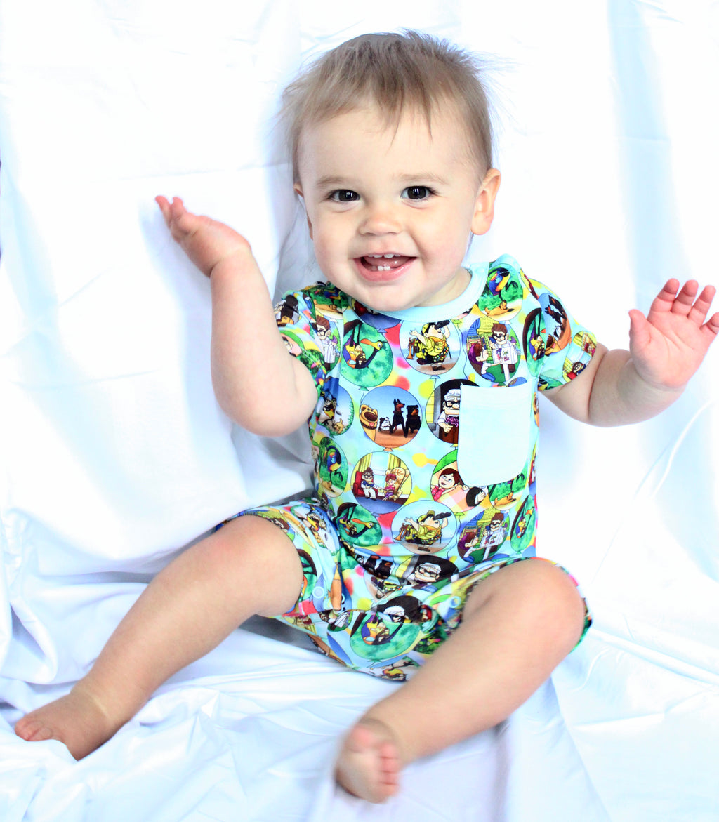 Balloon Ride Short Romper