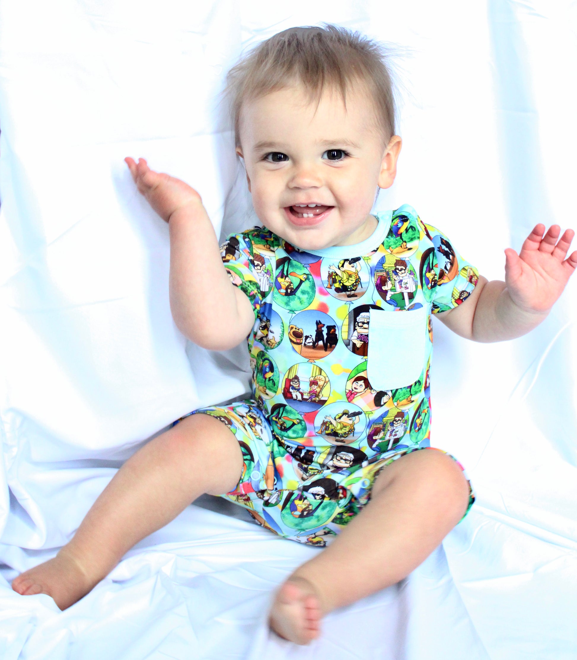Balloon Ride Short Romper