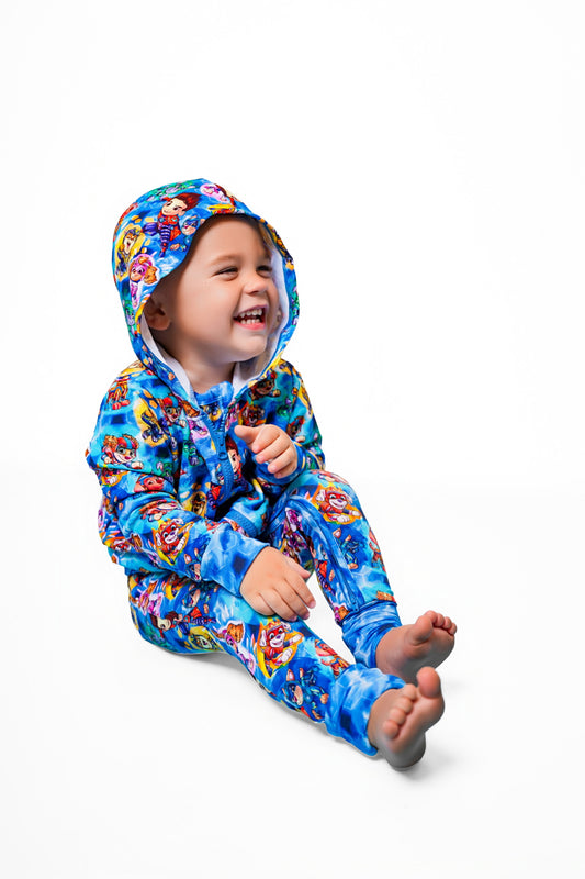 Ultimate Pups (Blue) Zip Up FT Hoodie