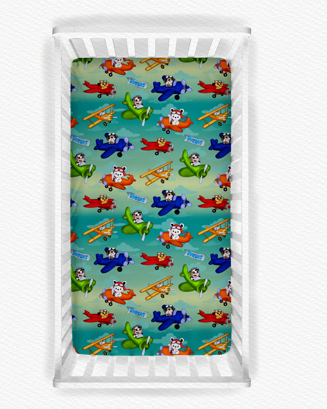 Propeller Pals Crib Sheet