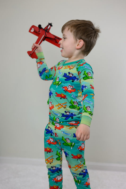 Propeller Pals Long Sleeve Two Piece