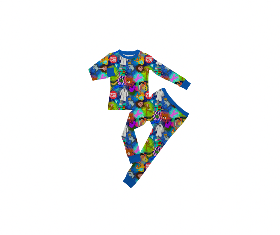 KAPOW Long Sleeve Two Piece