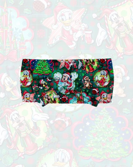 Plaid Mouse Headband Bow