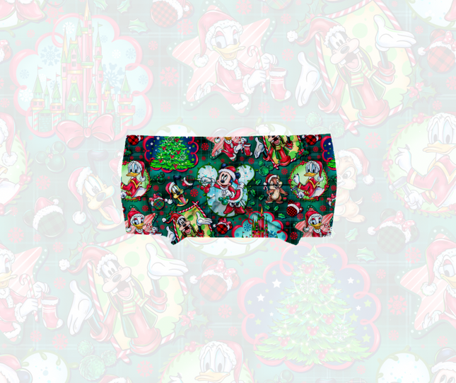 Plaid Mouse Headband Bow