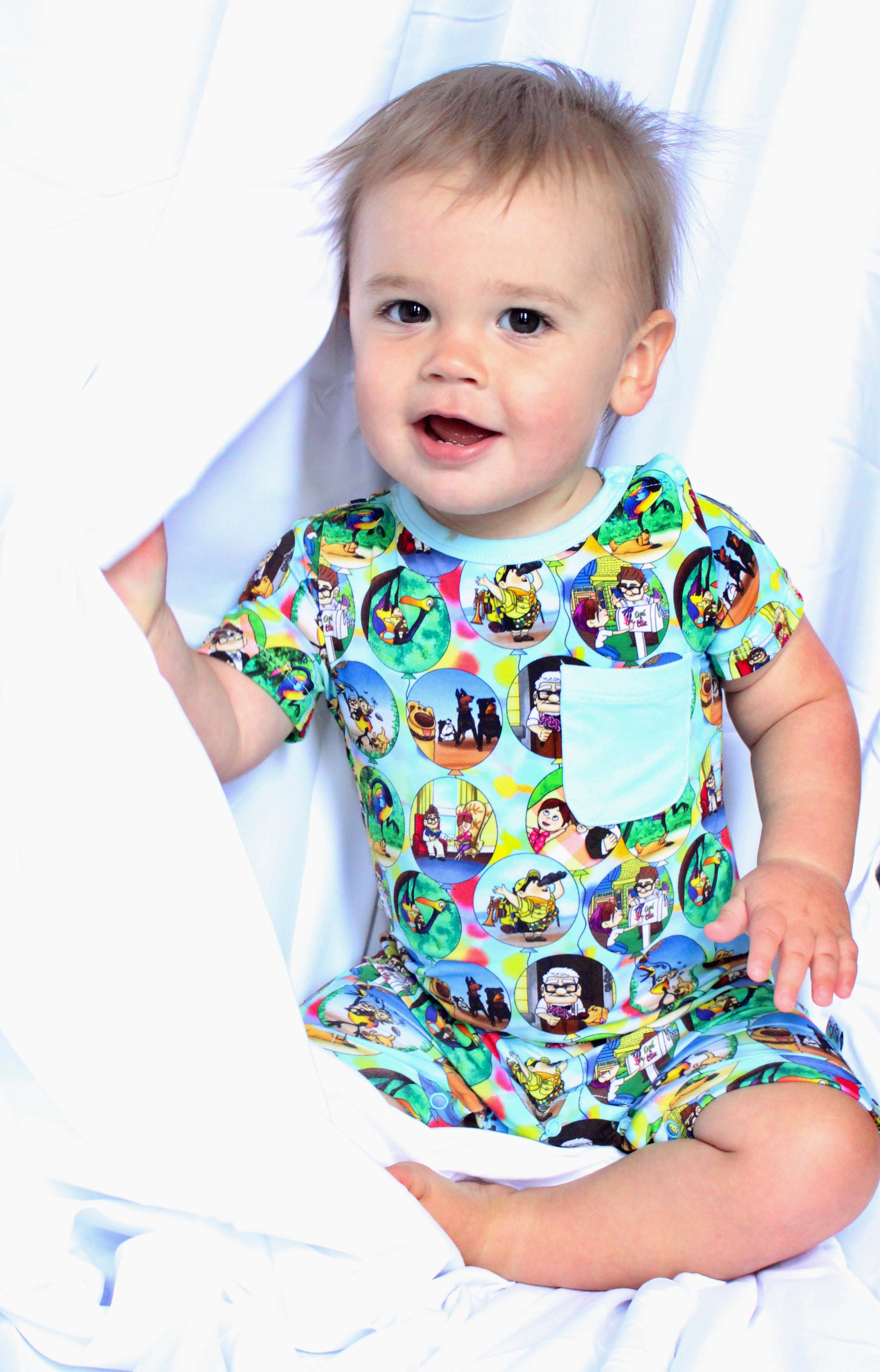 Balloon Ride Short Romper