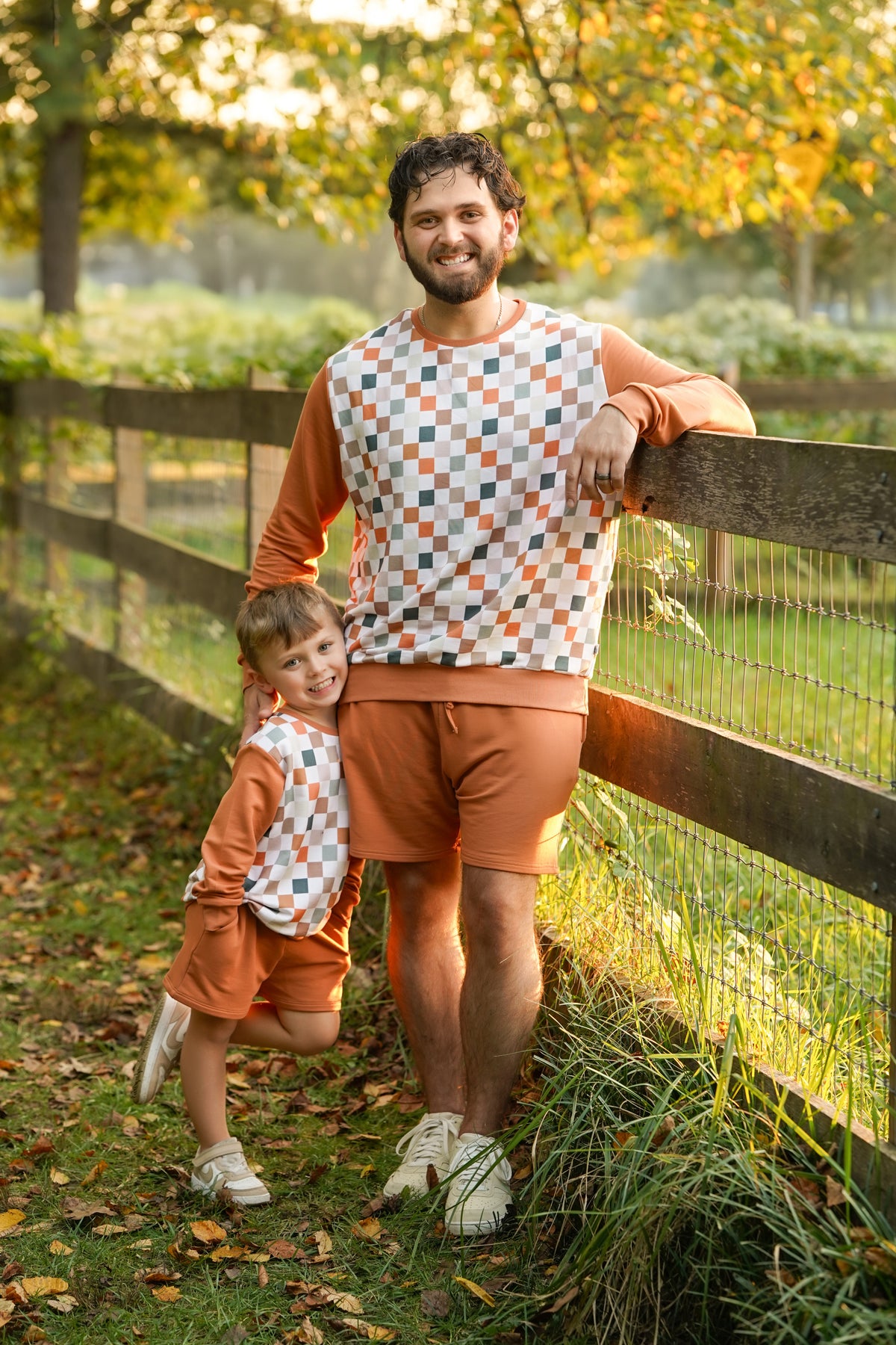 Fall Checks Crewneck