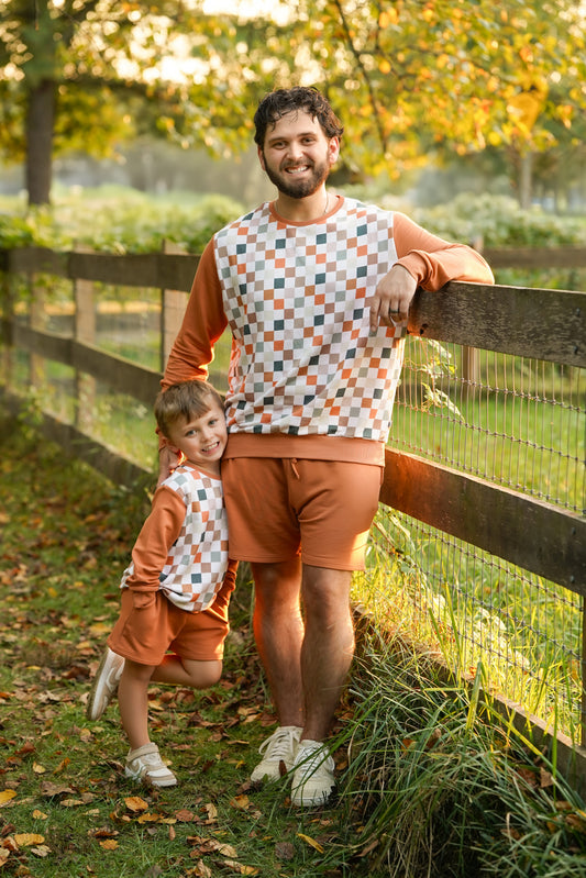 Fall Checks Crewneck