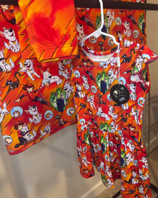 Super Bark Peplum Set