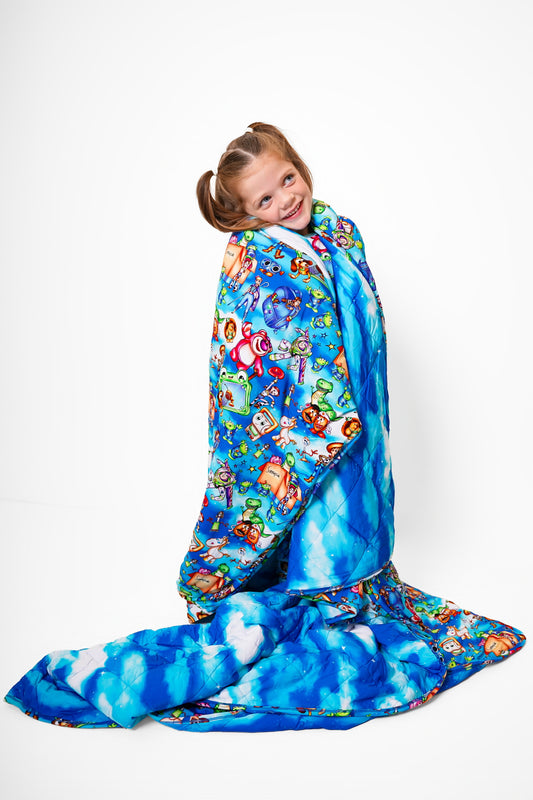 Grahams Story Quilted Blanket