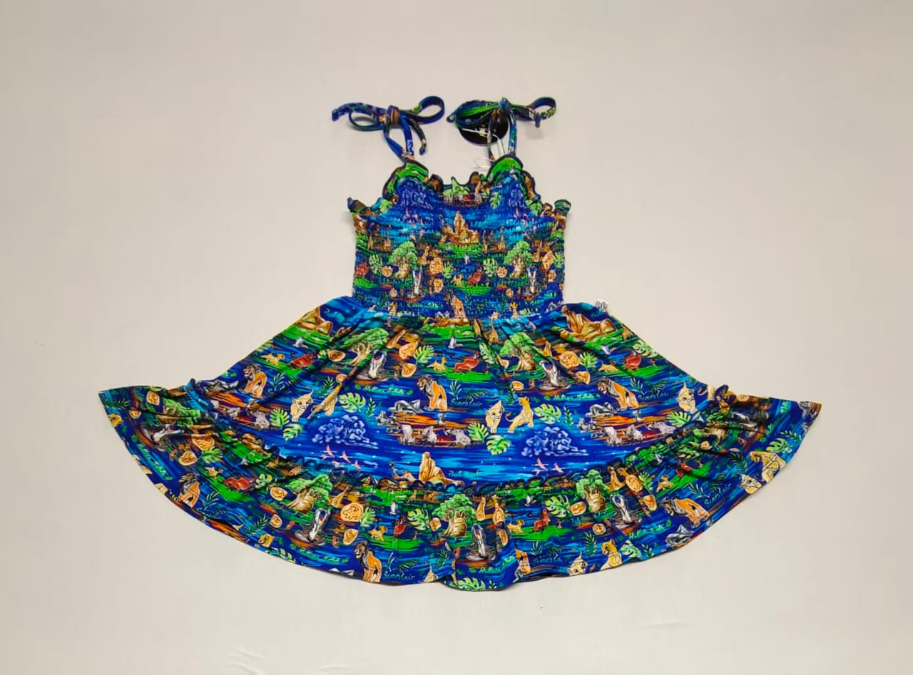 What a Wonderful Phrase Girls Tie Dress