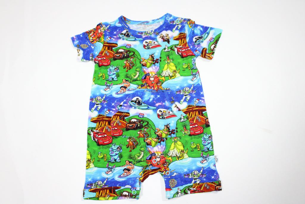 2000's Mashup Short Romper