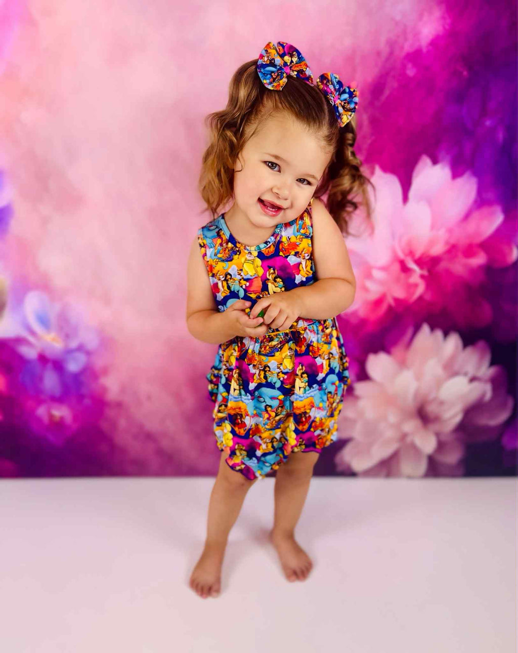 A Whole New World Bubble Ruffle Romper