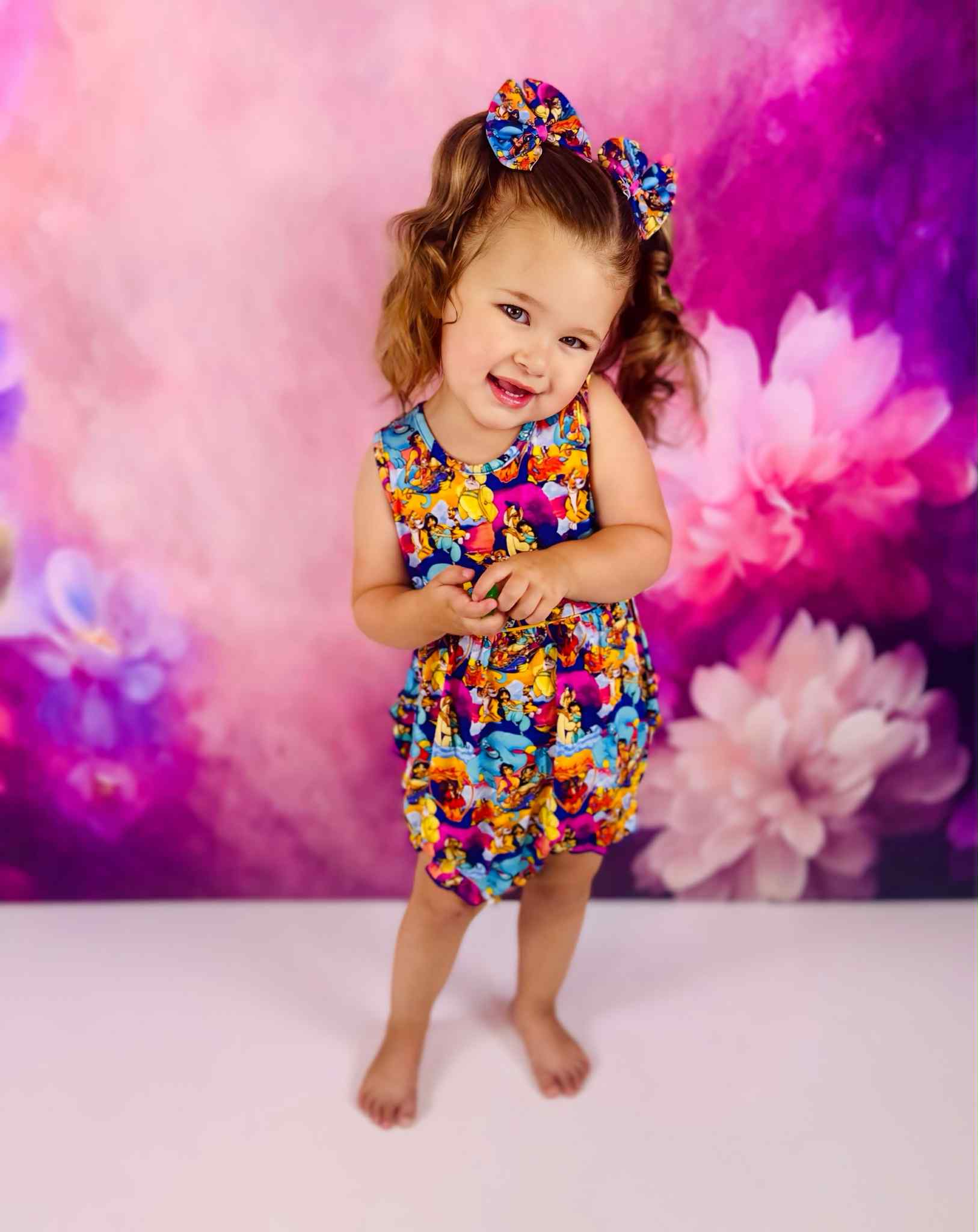 A Whole New World Bubble Ruffle Romper