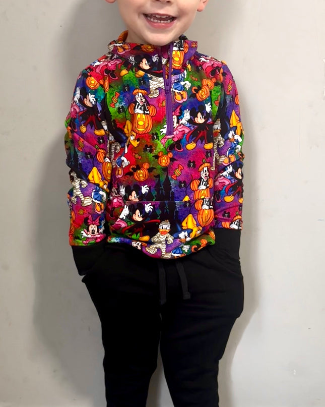 Fab Five Spooky Vibe Quarter Zip Jogger Set