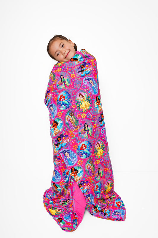 Pretty in Pink Quilted Blanket