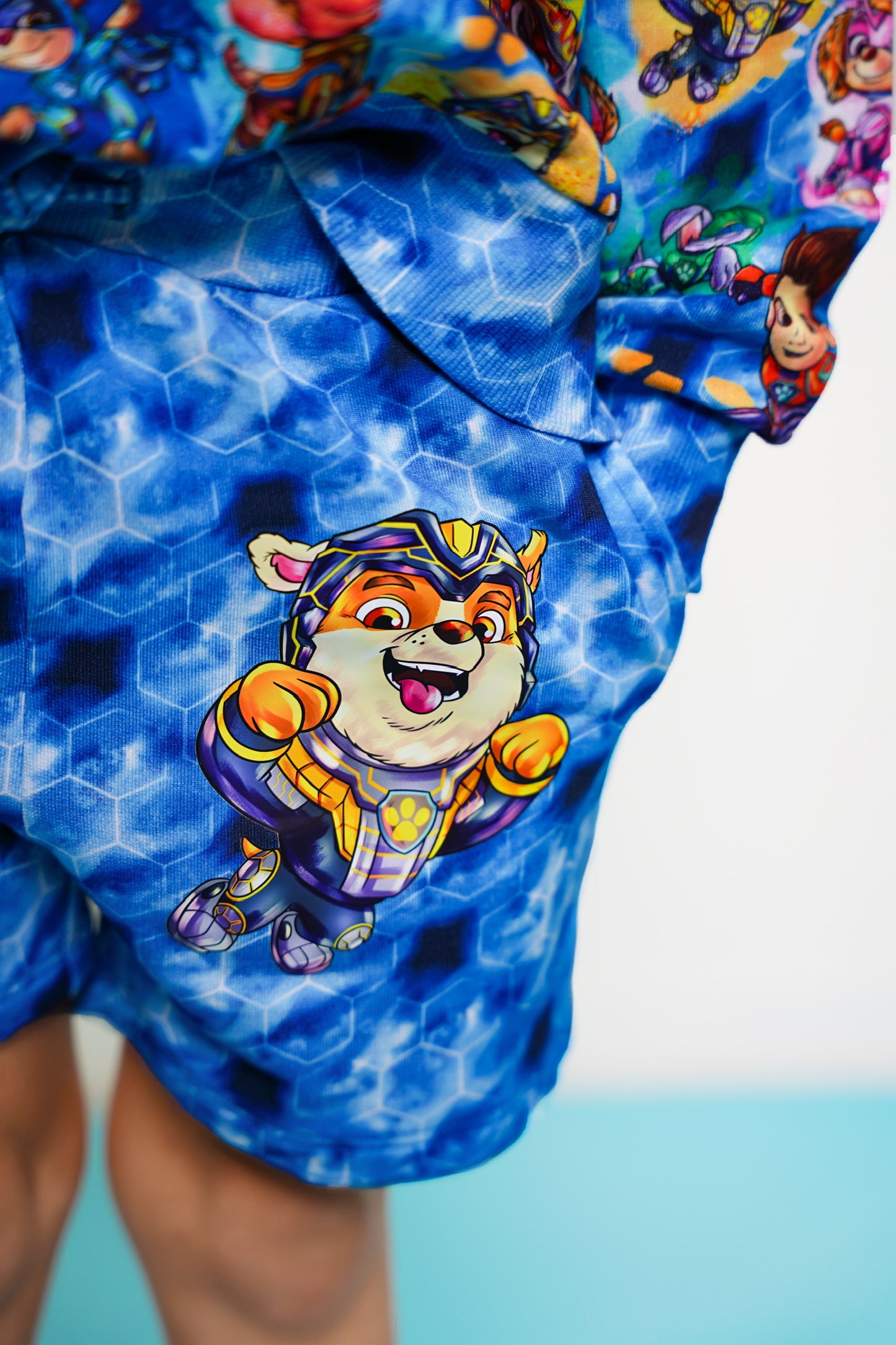 Ultimate Pups (Blue) Crewneck & FT Shorts