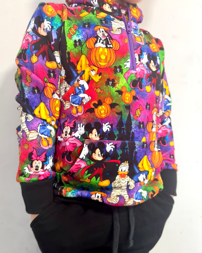 Fab Five Spooky Vibe Quarter Zip Jogger Set