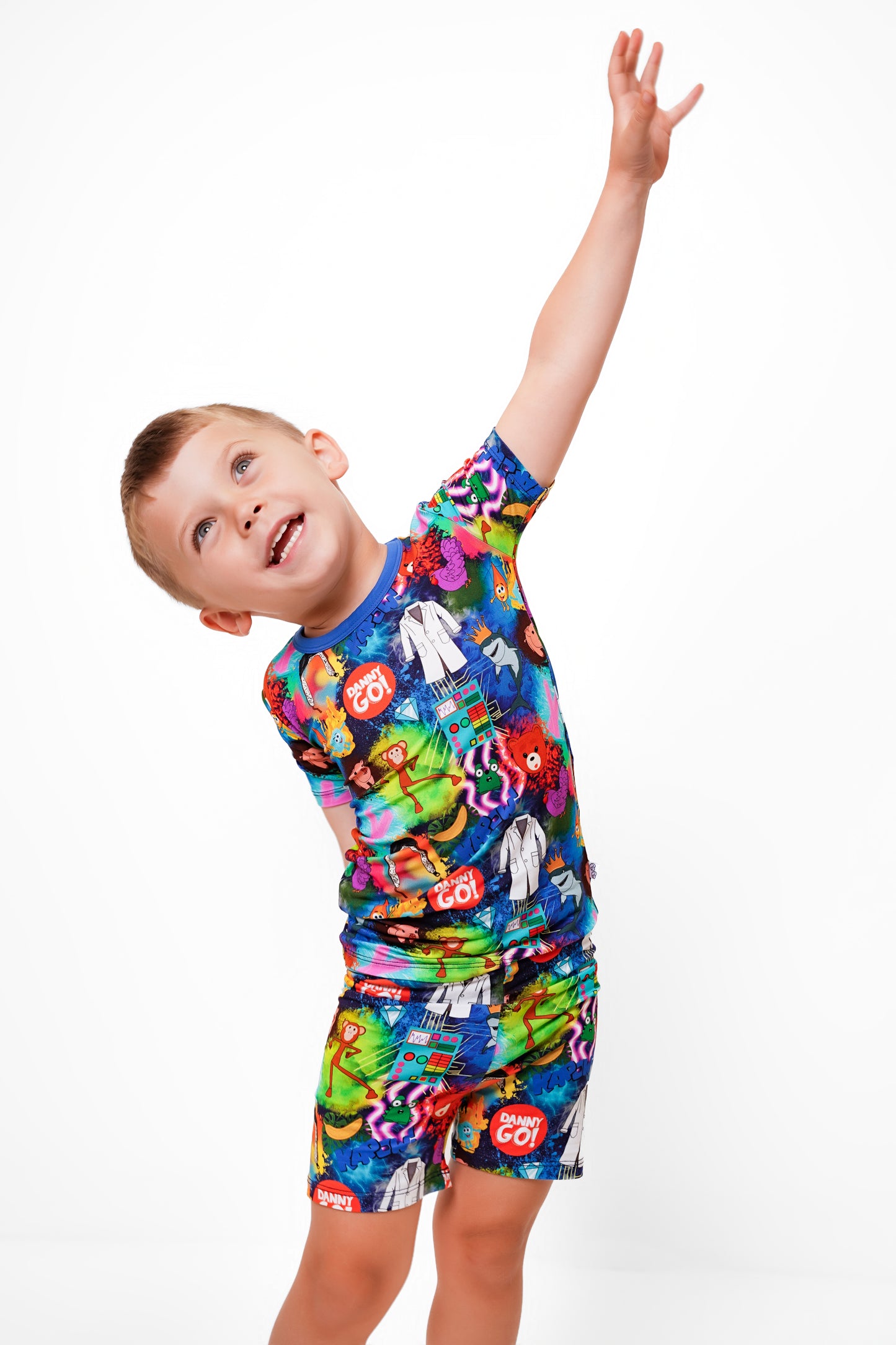 KAPOW Short Sleeve Two Piece Set