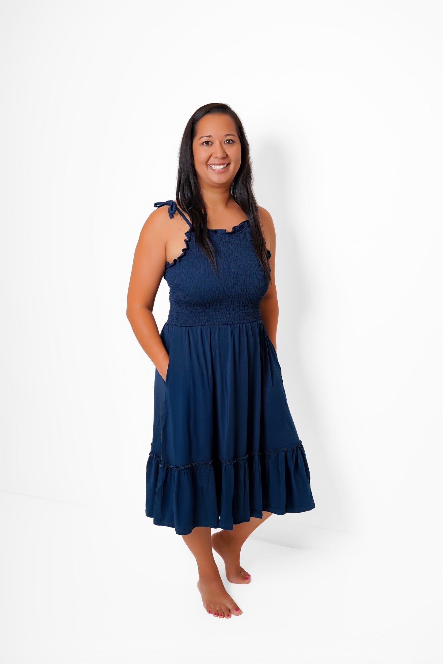 Women’s Navy Tie Dress