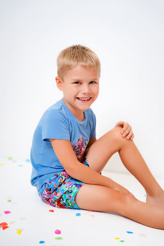 Islands of Emotions PNG Shirt & FT Shorts Set