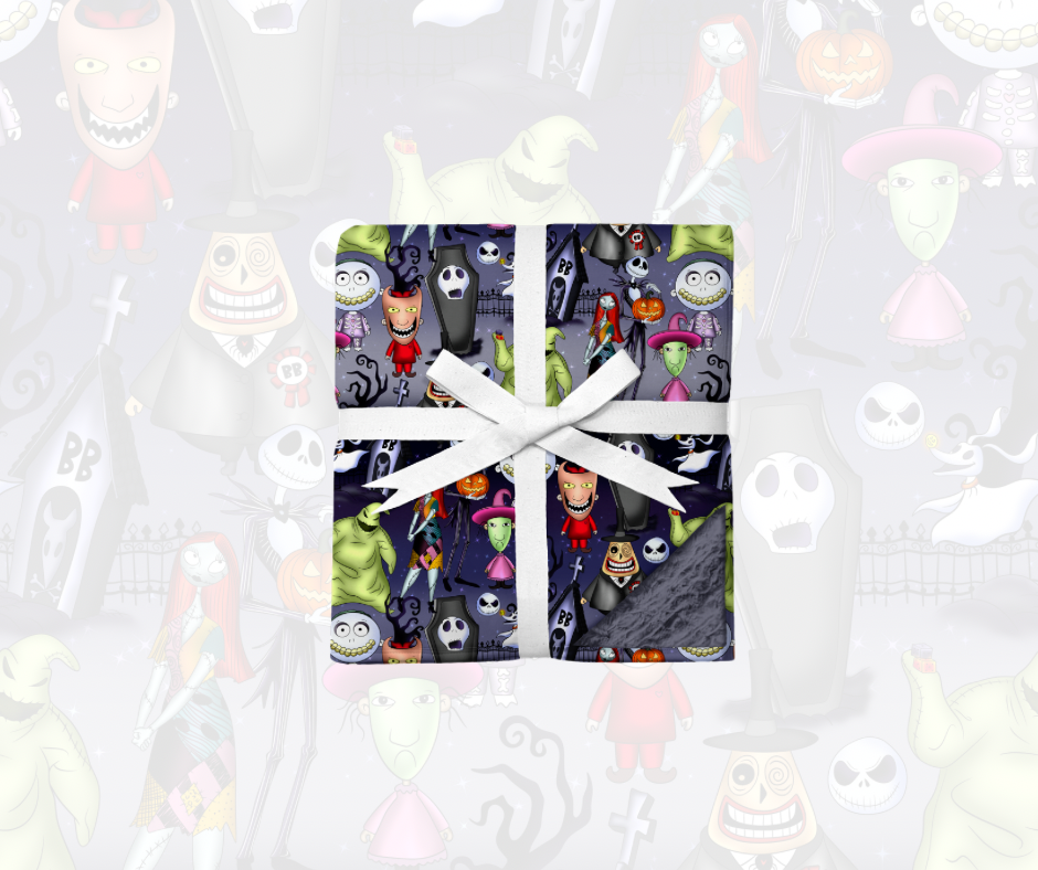 Nightmare Christmas 60x60 Plush Blanket