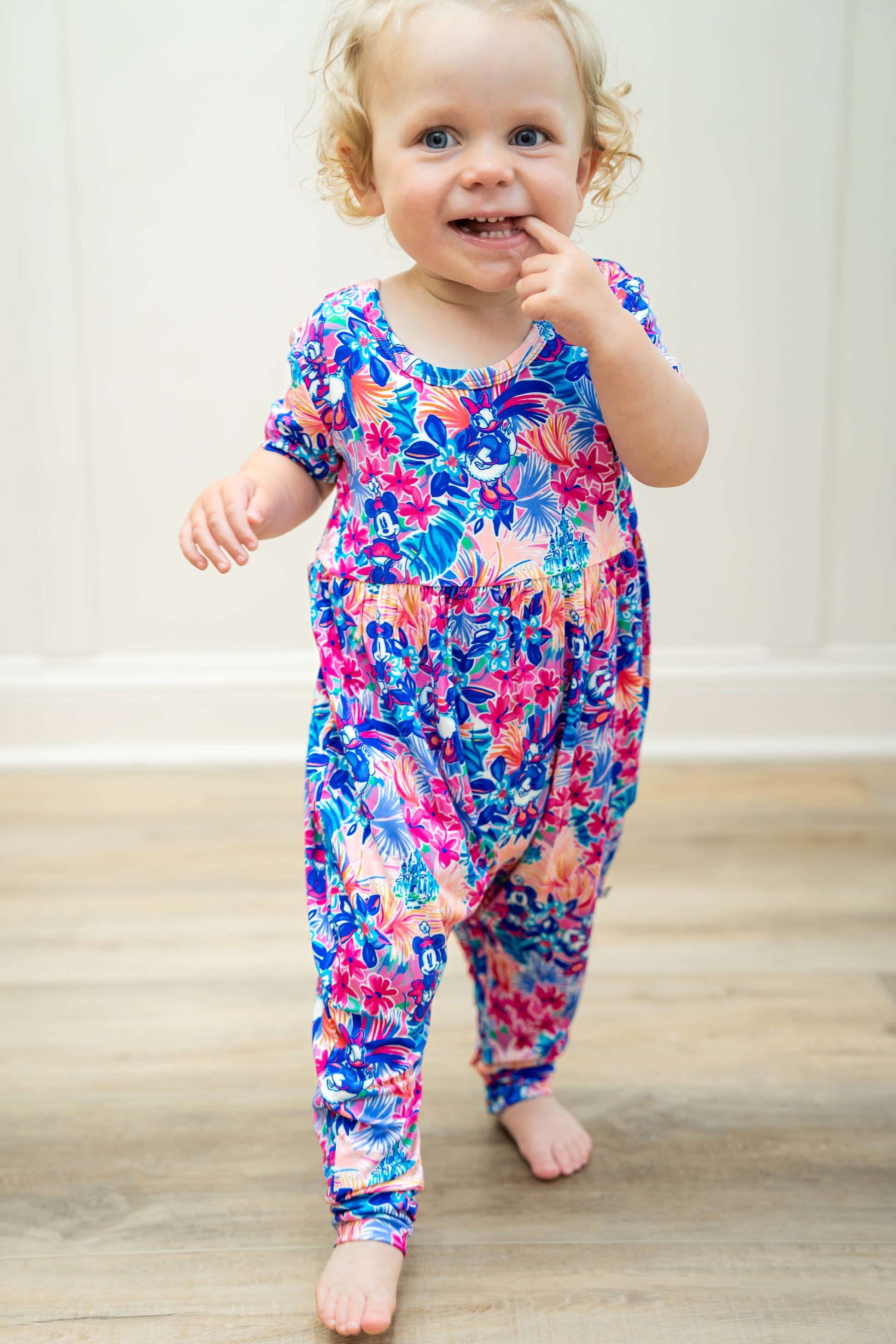 Floral Friends Pant Romper