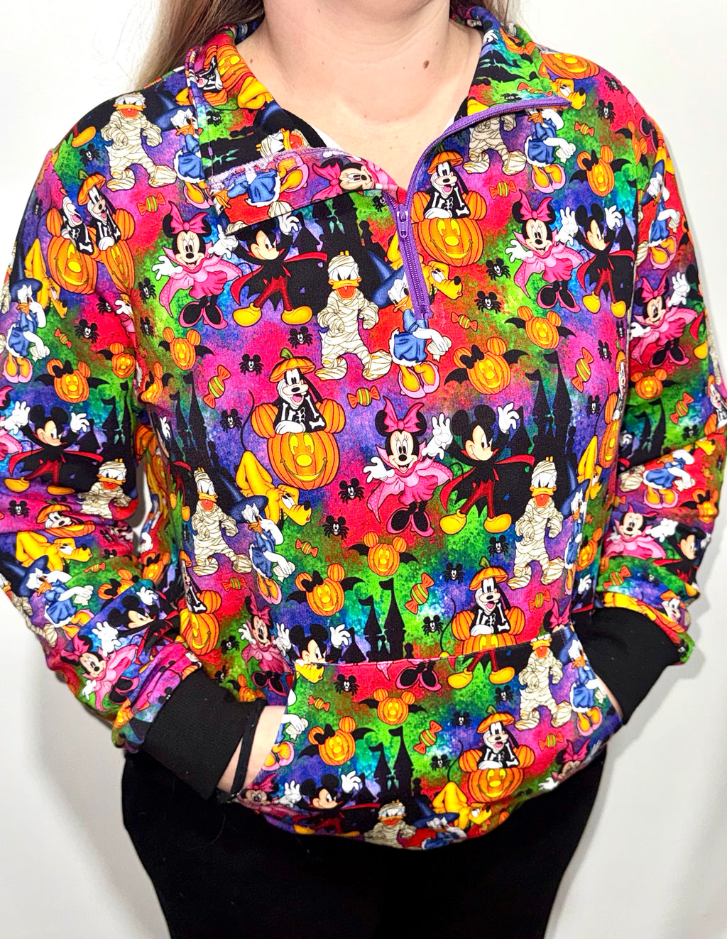 Fab Five Spooky Vibe Adult Quarter Zip