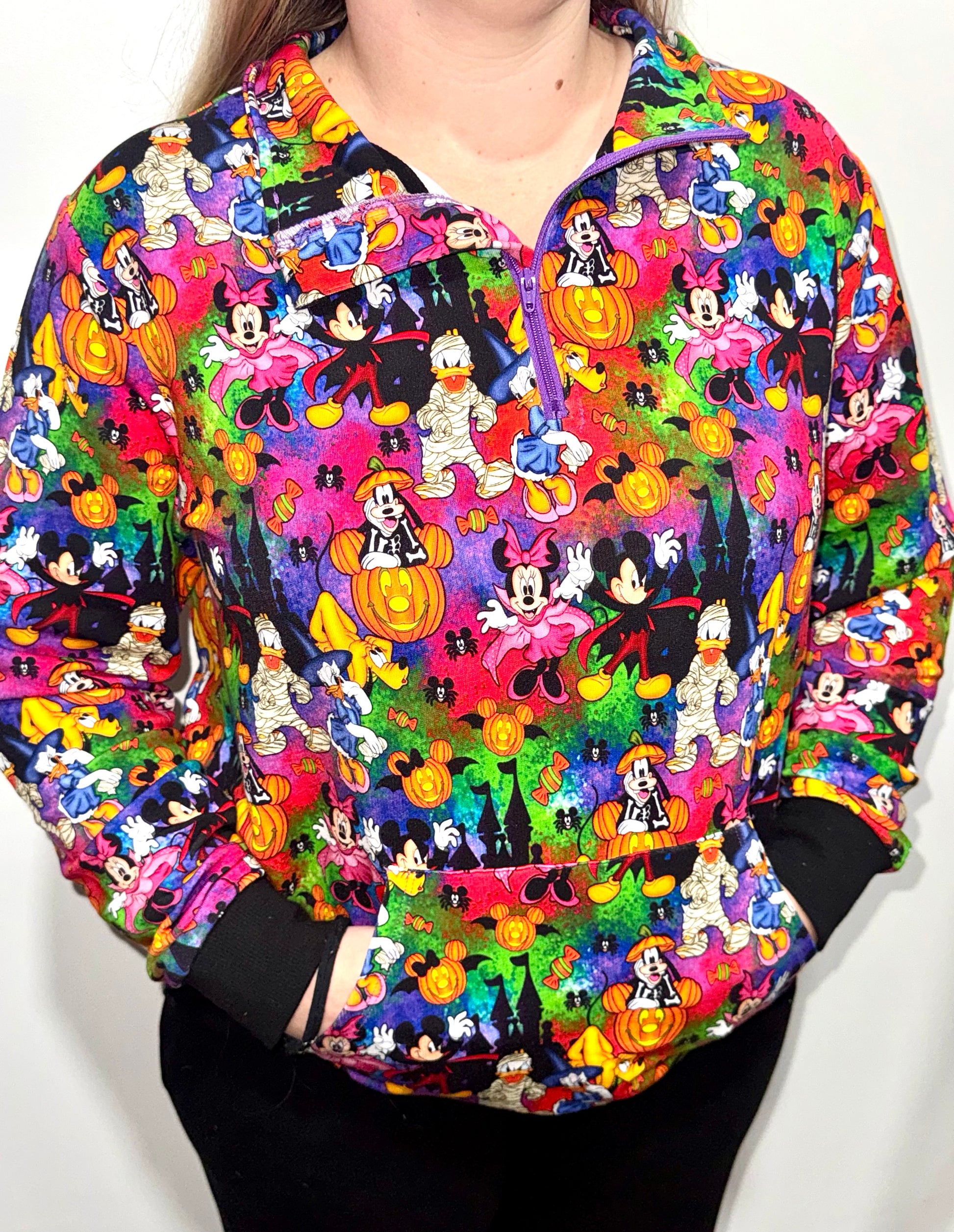Fab Five Spooky Vibe Adult Quarter Zip