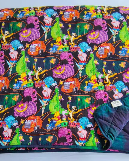 Glow Parade 60x60 Quilted Blanket
