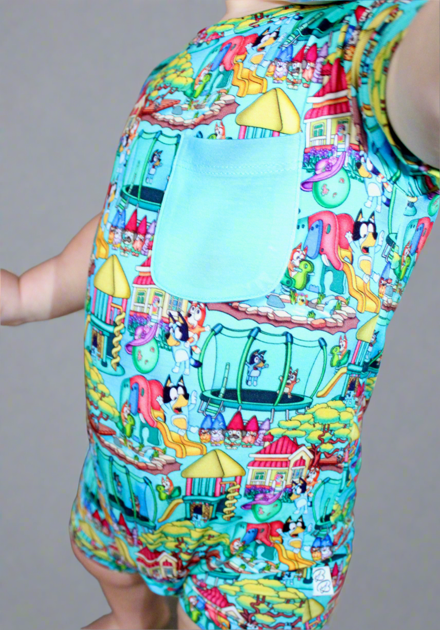 Doggy Playtime Short Romper