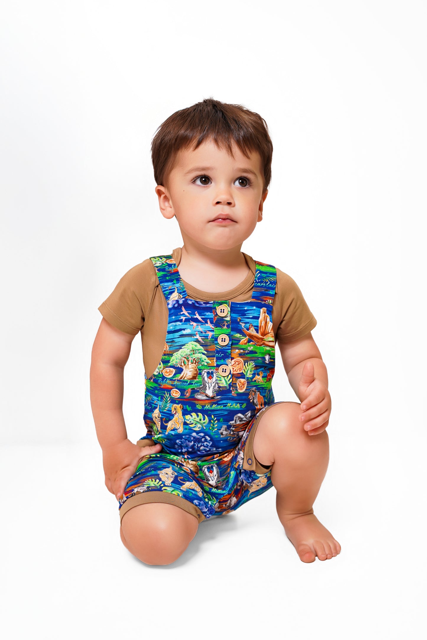 What a Wonderful Phrase Short Overalls & Onesie